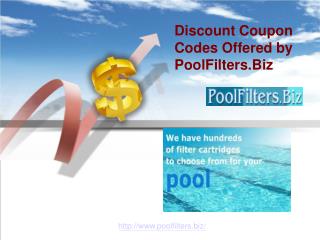 Get Discount on Pool Filter Cartridges
