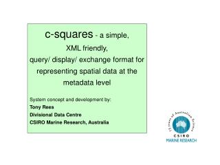 c-squares - a simple, XML friendly,