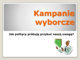 kampanie wyborcze