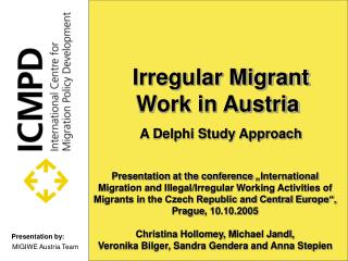 Irregular Migrant Work in Austria A Delphi Study Approach