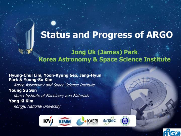 status and progress of argo