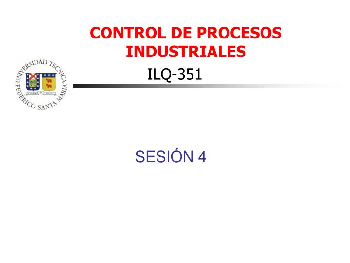 control de procesos industriales