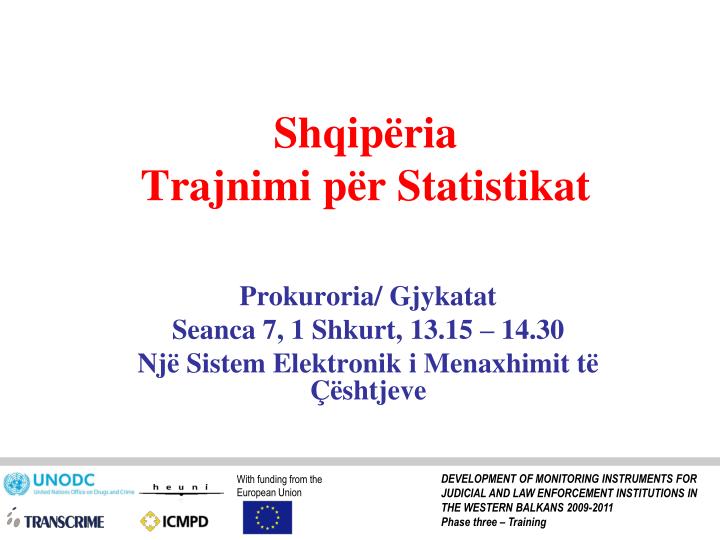 shqip ria trajnimi p r statistikat