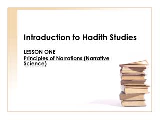 Introduction to Hadith Studies