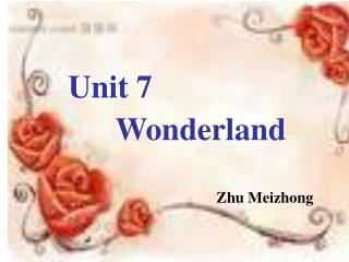 Unit 7 Wonderland