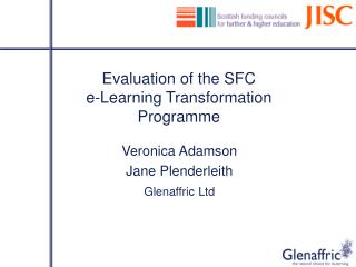 Evaluation of the SFC e-Learning Transformation Programme