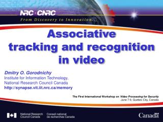 Associative tracking and recognition in video