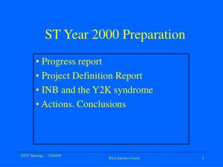 ST Year 2000 Preparation