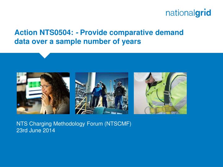 action nts0504 provide comparative demand data over a sample number of years