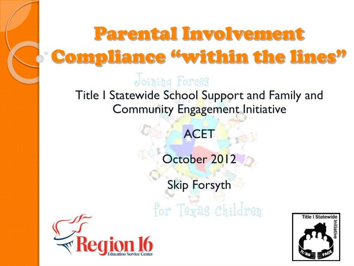 parental involvement compliance within the lines
