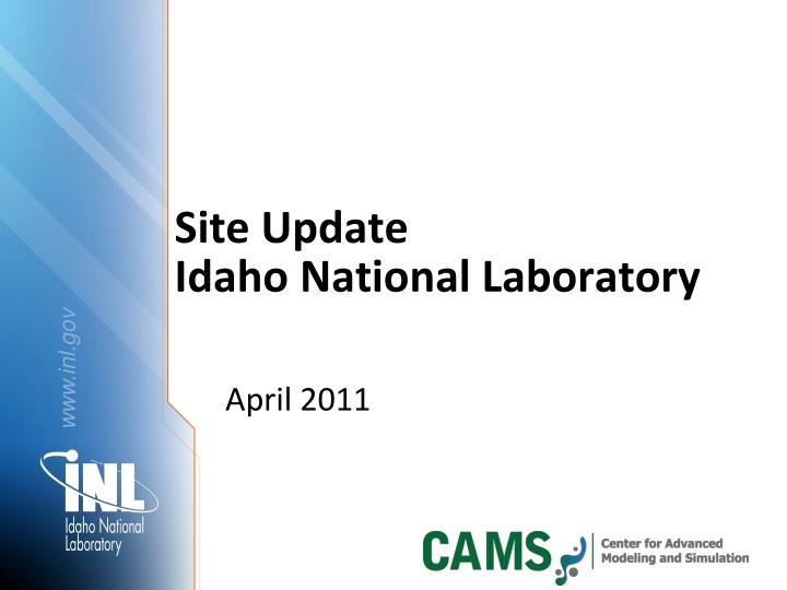 site update idaho national laboratory