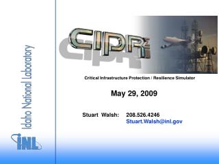 Critical Infrastructure Protection / Resilience Simulator