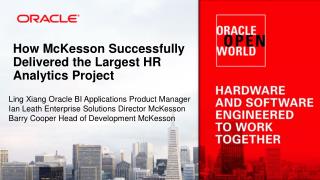 How McKesson Successfully Delivered the Largest HR Analytics Project