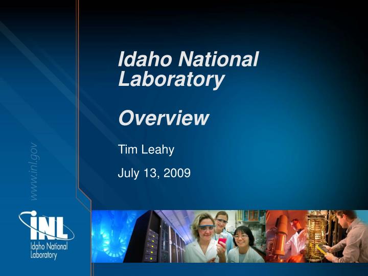 idaho national laboratory overview