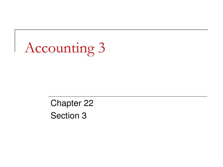 accounting 3