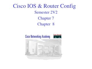 Cisco IOS &amp; Router Config