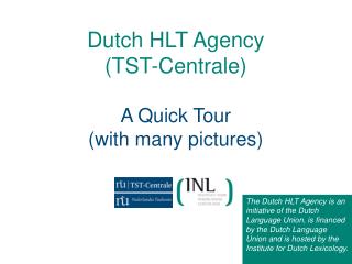Dutch HLT Agency (TST-Centrale)