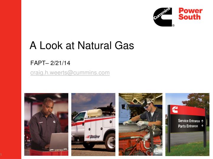 a look at natural gas