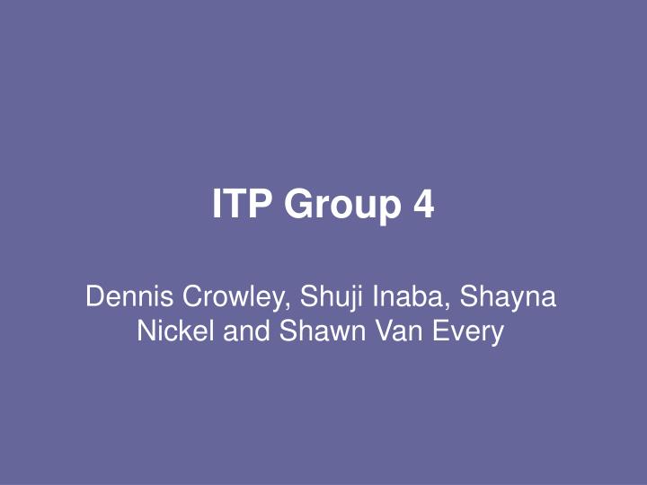 itp group 4