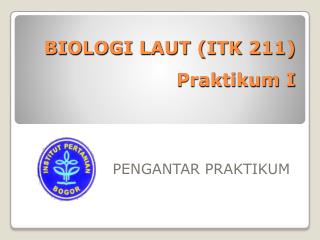 biologi laut itk 211 praktikum i