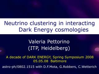 neutrino clustering in interacting dark energy cosmologies