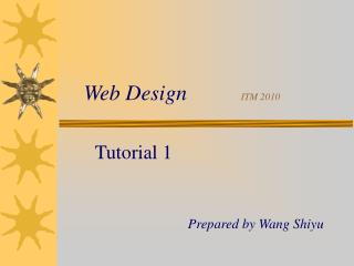 Web Design ITM 2010