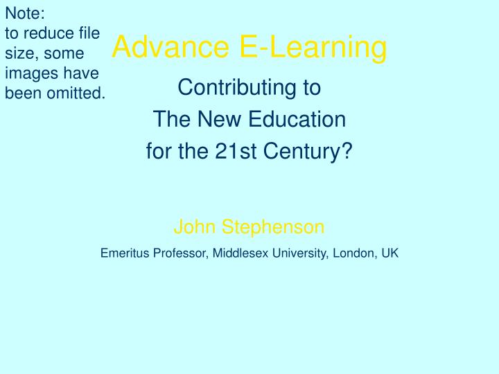 advance e learning