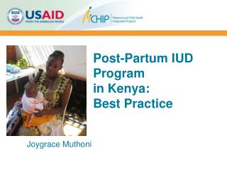Post-Partum IUD Program in Kenya: Best Practice