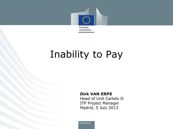 inability to pay