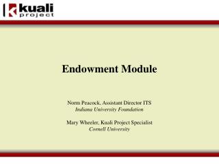Endowment Module