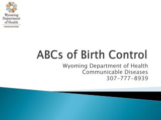 ABCs of Birth Control