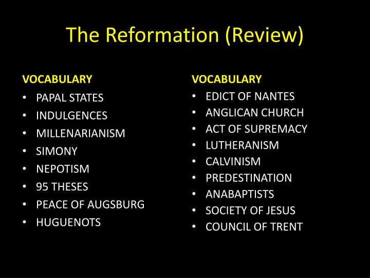 the reformation review