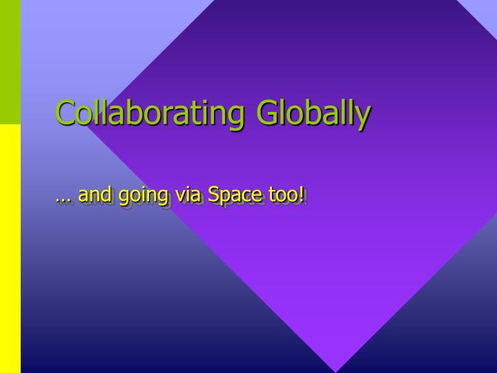 collaborating globally