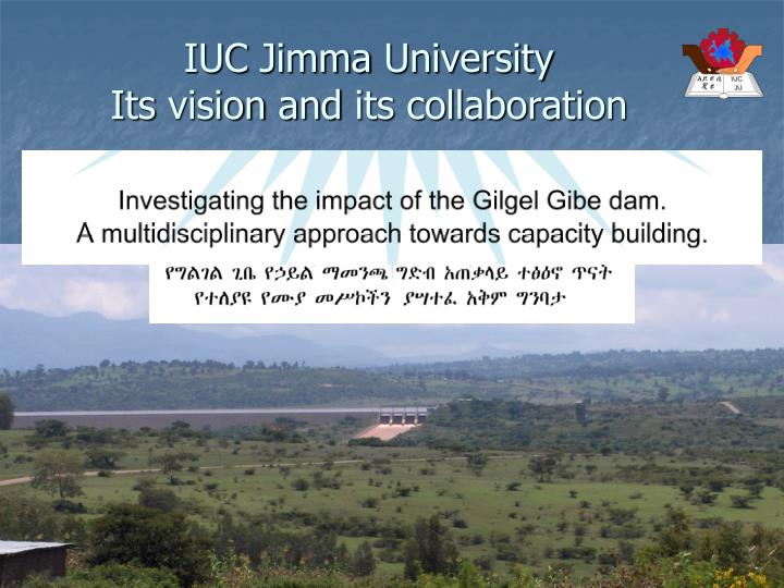 iuc jimma university its vision and its collaboration