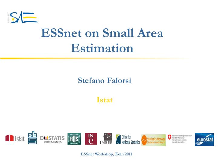 essnet on small area estimation