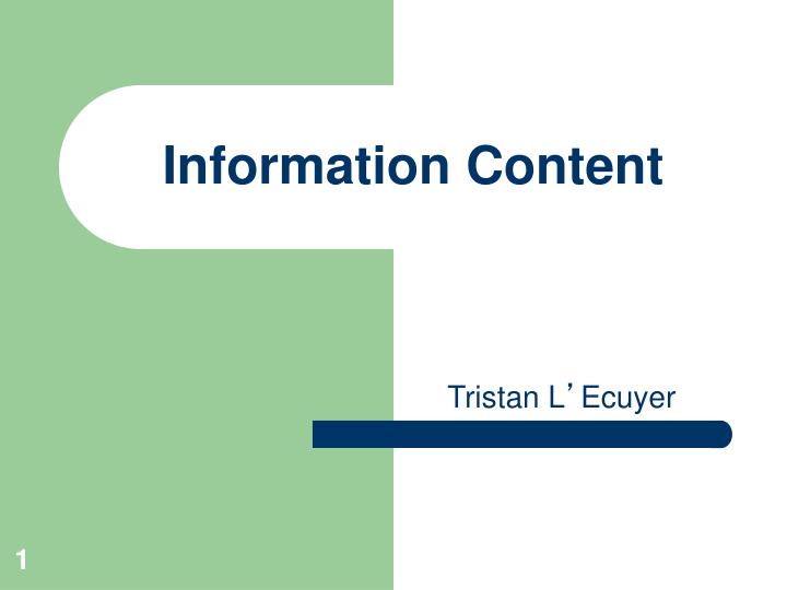 information content
