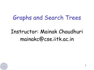 Graphs and Search Trees