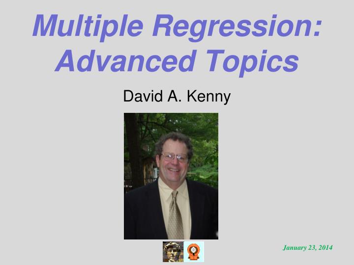 multiple regression advanced topics