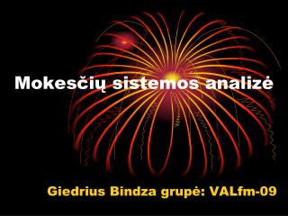 mokes i sistemos analiz