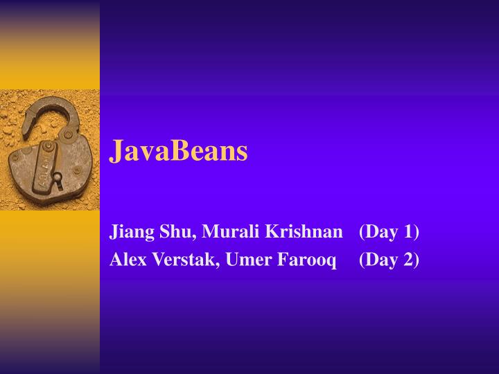 javabeans