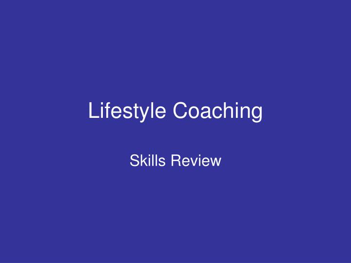lifestyle coaching
