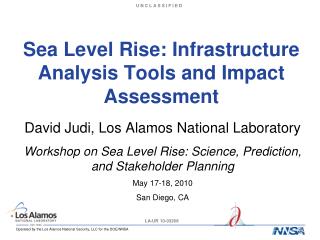 Sea Level Rise: Infrastructure Analysis Tools and Impact Assessment