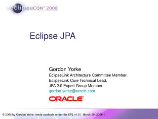 Eclipse JPA