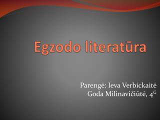 egzodo literat ra