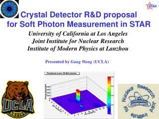 Crystal Detector R&amp;D proposal for Soft Photon Measurement in STAR