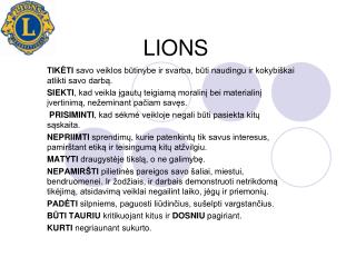 lions
