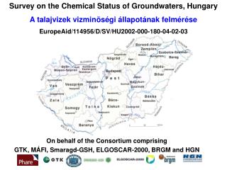 Survey on the Chemical Status of Groundwaters, Hungary