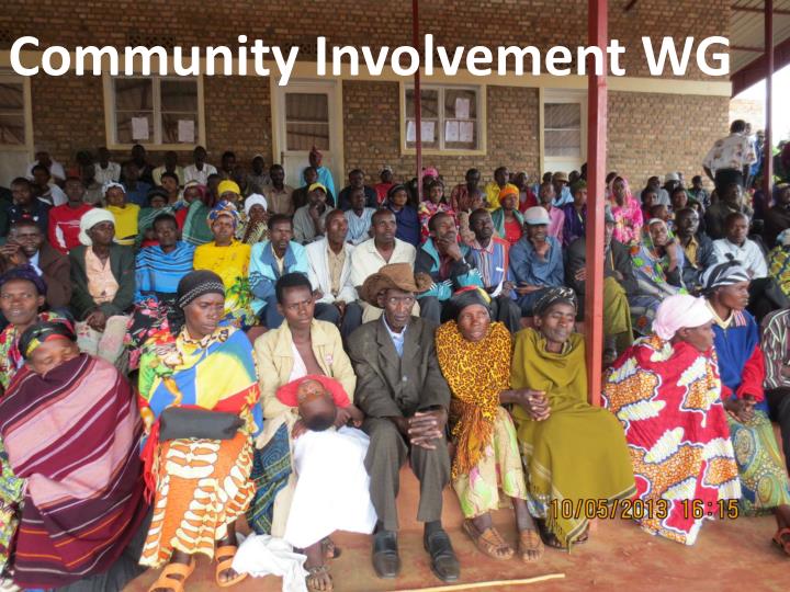 community involvement wg