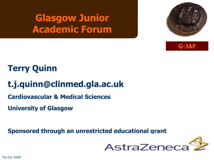 glasgow junior academic forum