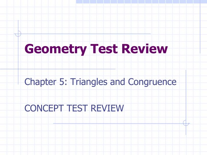 geometry test review